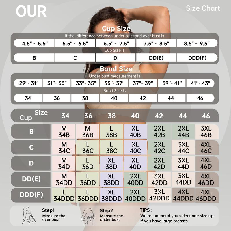 ✨Full coverage wireless bra