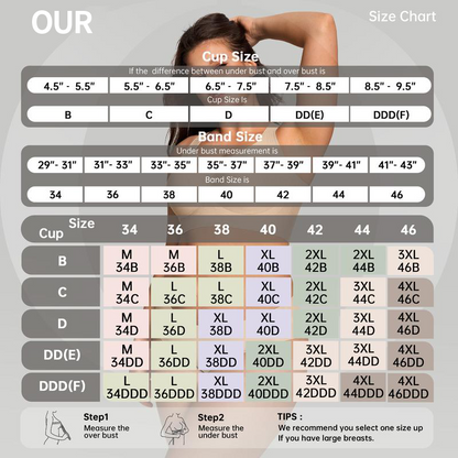 ✨Full coverage wireless bra