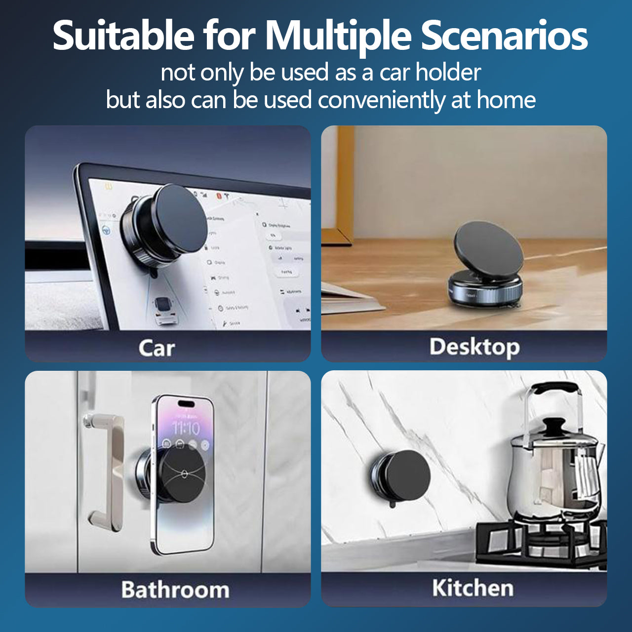 🔥Hot Sale 🔥Magnetic Phone Stand, 🔄360° Fordable and Retractable The Ultimate Viewing Companion🚗📱