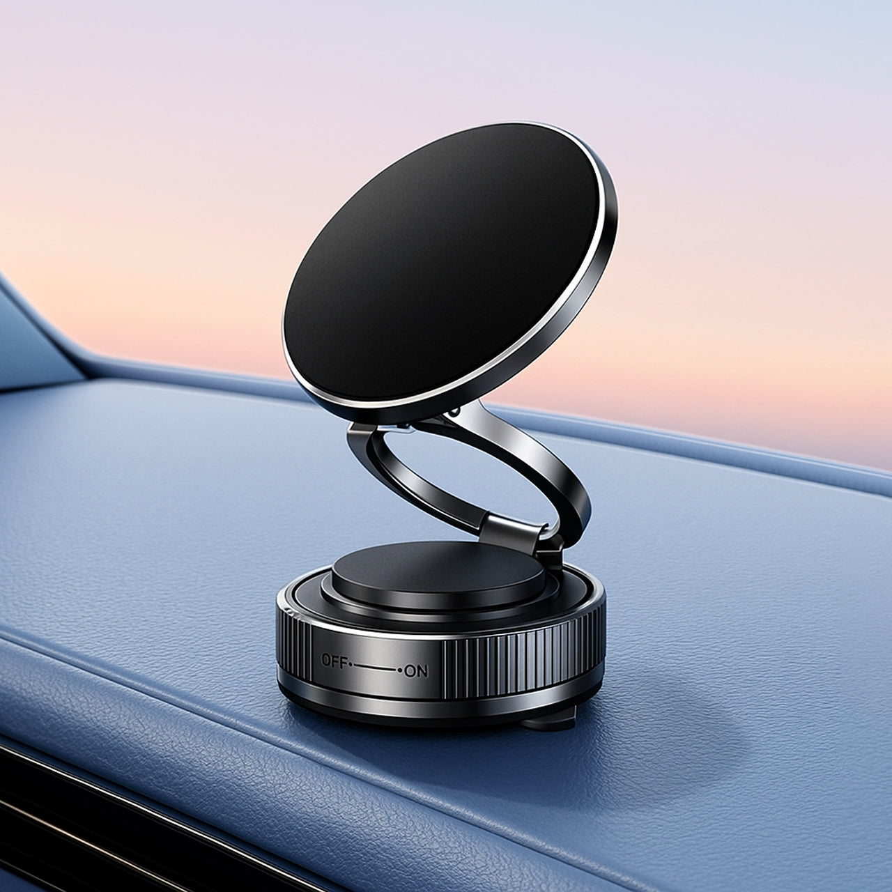 🔥Hot Sale 🔥Magnetic Phone Stand, 🔄360° Fordable and Retractable The Ultimate Viewing Companion🚗📱