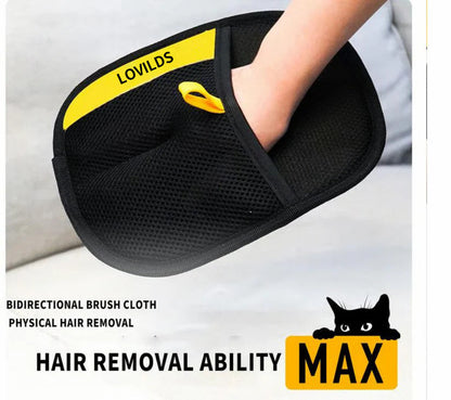 【✨Last Day Promotion 49% OFF】LOVILDS™ Pet Hair Removal Gloves for Cat & Dog | Reusable Electrostatic Double Sided Grooming Glove for Couch, Carpet, Clothing |⚡2025 Newly Upgraded Removal Tool