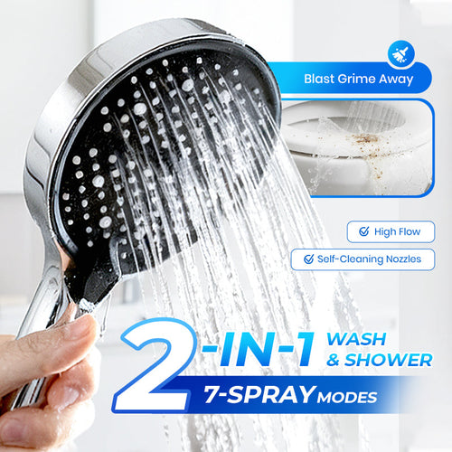🔥Hot Sale 50% OFF⏳High-Pressure Adjustable Rainfall Shower Head