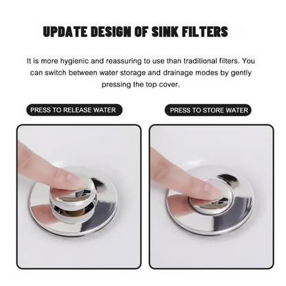 🏆Last Day Promotion 49% OFF🏆Pop Up Sink Drain Strainer----🛀Removes odors and prevents blockages