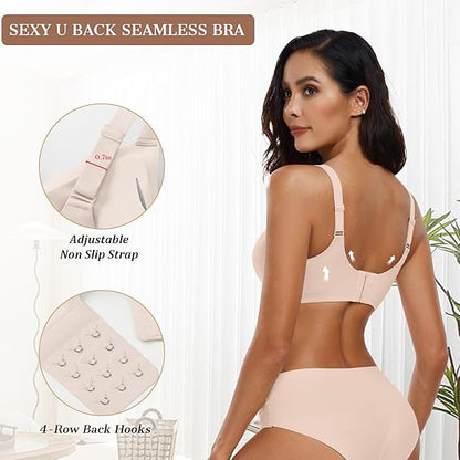 NESLEMY®Scalloped Wireless Push Up Bra