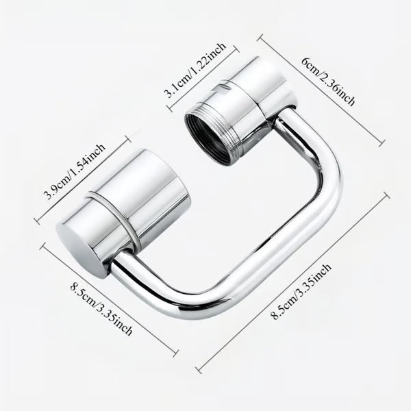 Rotatable Faucet Aerator Extension - for Effortless