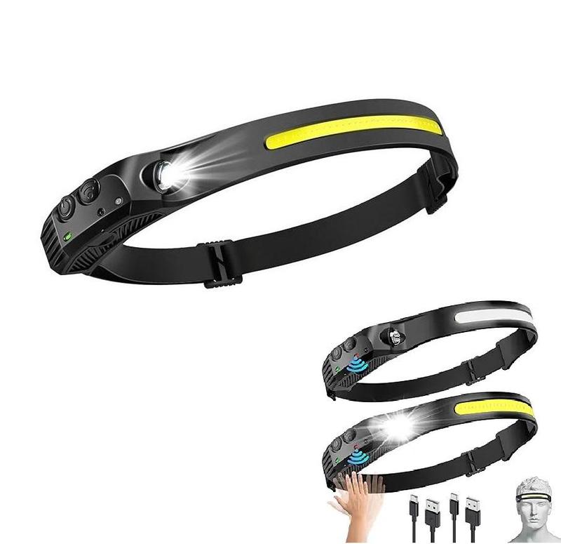 🌟LED Headlamp Rechargeable- 230° COB Super Bright Head Lights