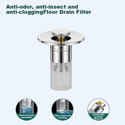 🏆Last Day Promotion 49% OFF🏆Pop Up Sink Drain Strainer----🛀Removes odors and prevents blockages