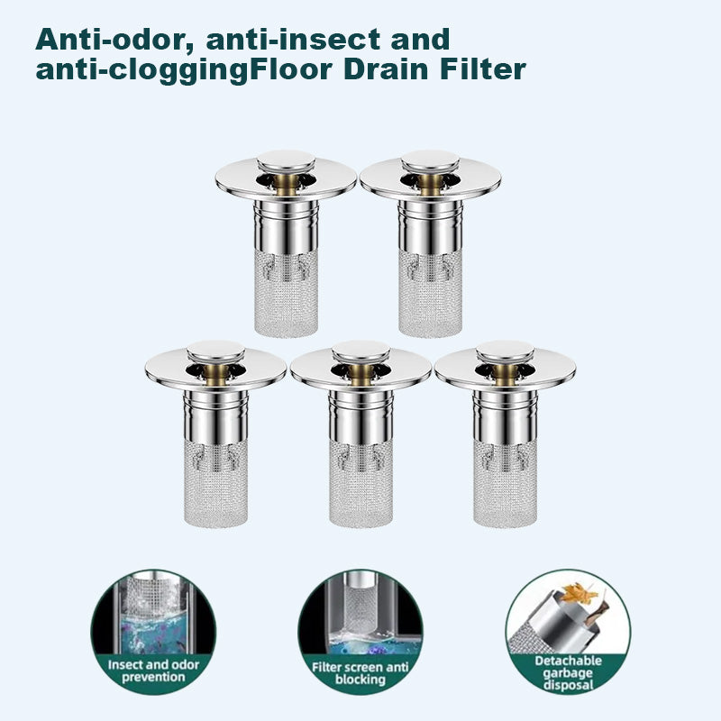 🏆Last Day Promotion 49% OFF🏆Pop Up Sink Drain Strainer----🛀Removes odors and prevents blockages